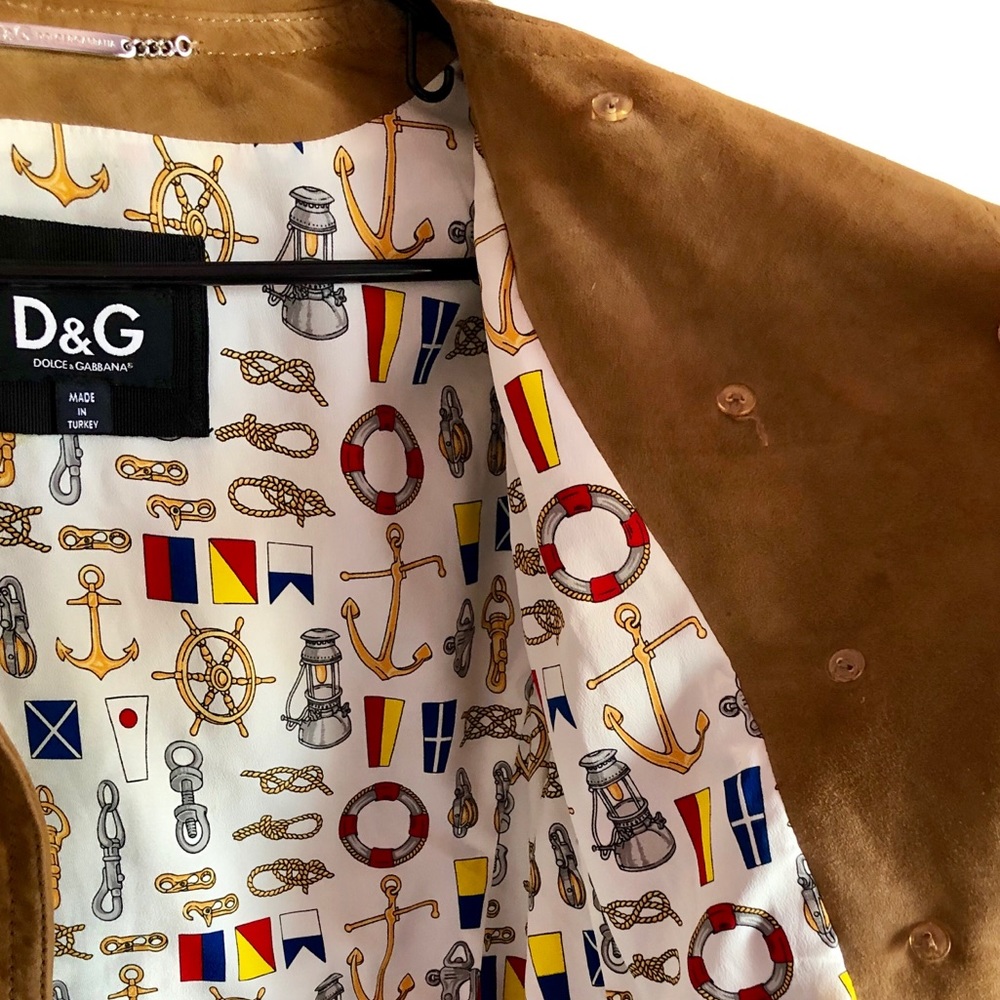 ✨AUTHENTIC✨ ⚓️DOLCE & GABBANA⚓️ SUEDE BIKER JACKET